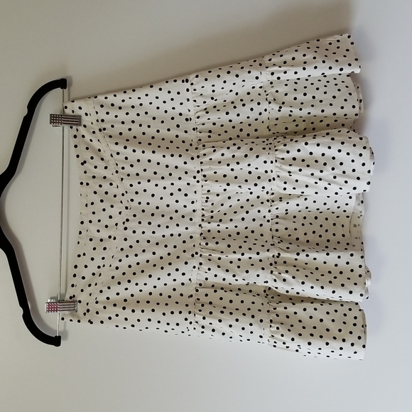 NWT Madewell Tiered Skirt in Inkbrush Dots - Size 2 - Picture 3 of 10